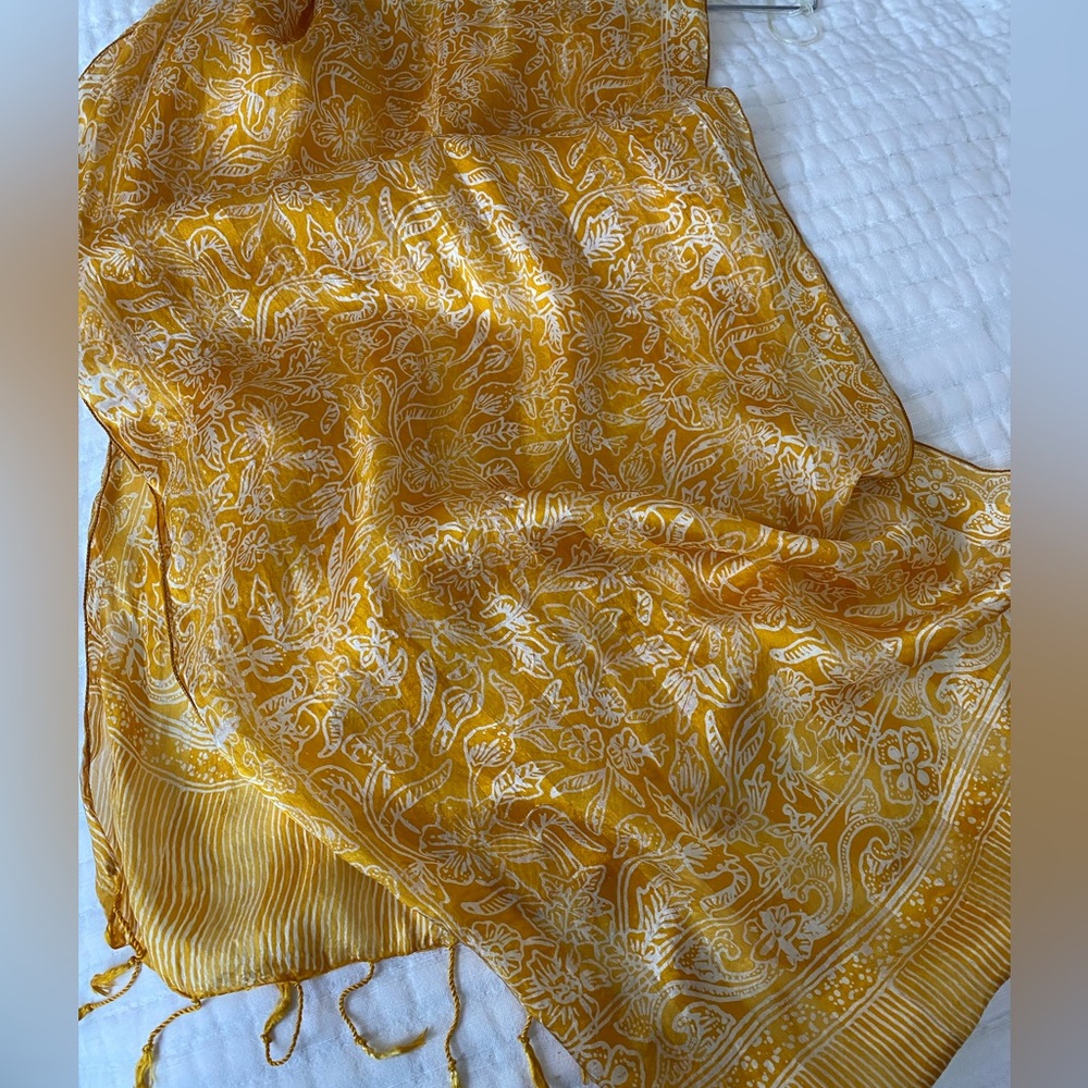 Bohemian Tasseled Long Silk Scarf KP110